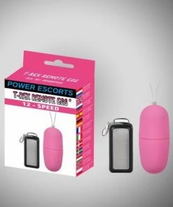 Flash-uitverkoop ? Power Escorts T-Rex Afstand Bedienbaar Vibrerend Roze Ei - 12 Funktie ?
