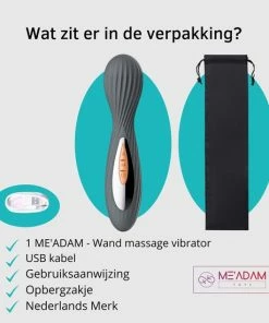 Beste Pirce ? ME'ADAM ME ADAM Personal Massager & Magic Wand Vibrator - Voor Vrouwen - Vibrators - Realistisch - Dildo - Clitoris - Koppels - Huidvriendelijk - 20 CM ? -Zyba Shop 550x550 283