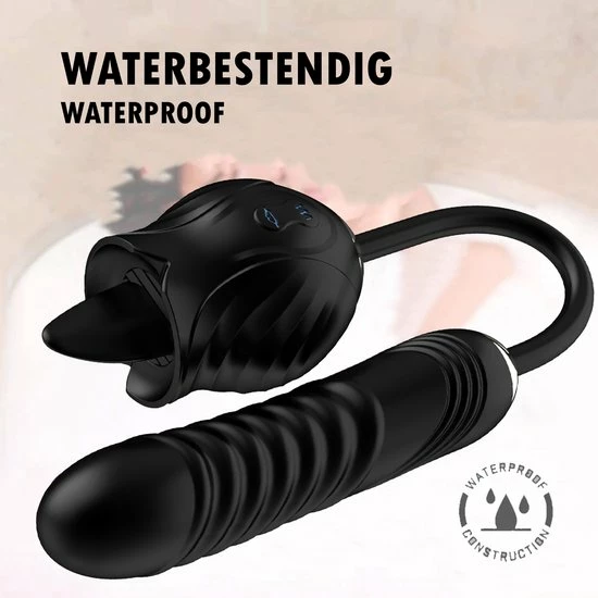 Goedkoopste ? GAVURY BLACK LUST PRIME VIBRATOR - Mannen En Vrouwen - Likt En Stotend - 10 Vibratie Standen - Zwarte Siliconen Vibrator - Clitoris Stimulator - Intense Sex Orgasme - Thrusting Dildo - Lick Seksspeeltjes - G-spot - Luchtdrukvibrator - Gay En Hetero ? 3 Goedkoopste ? GAVURY BLACK LUST PRIME VIBRATOR - Mannen En Vrouwen - Likt En Stotend - 10 Vibratie Standen - Zwarte Siliconen Vibrator - Clitoris Stimulator - Intense Sex Orgasme - Thrusting Dildo - Lick Seksspeeltjes - G-spot - Luchtdrukvibrator - Gay En Hetero ? - Afbeelding 3