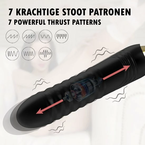 Goedkoopste ? GAVURY BLACK LUST PRIME VIBRATOR - Mannen En Vrouwen - Likt En Stotend - 10 Vibratie Standen - Zwarte Siliconen Vibrator - Clitoris Stimulator - Intense Sex Orgasme - Thrusting Dildo - Lick Seksspeeltjes - G-spot - Luchtdrukvibrator - Gay En Hetero ? 4 Goedkoopste ? GAVURY BLACK LUST PRIME VIBRATOR - Mannen En Vrouwen - Likt En Stotend - 10 Vibratie Standen - Zwarte Siliconen Vibrator - Clitoris Stimulator - Intense Sex Orgasme - Thrusting Dildo - Lick Seksspeeltjes - G-spot - Luchtdrukvibrator - Gay En Hetero ? - Afbeelding 4