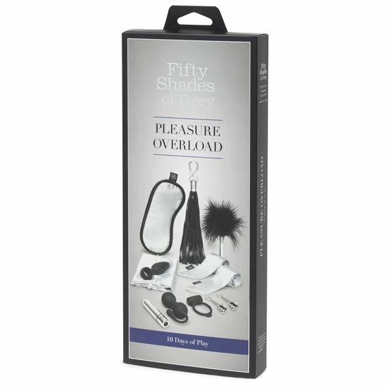 Nieuw ? Fifty Shades Pleasure Overload 10 Days Of Play Couple's Kit - Zwart/ Zilver ? 7 Nieuw ? Fifty Shades Pleasure Overload 10 Days Of Play Couple's Kit - Zwart/ Zilver ? - Afbeelding 7