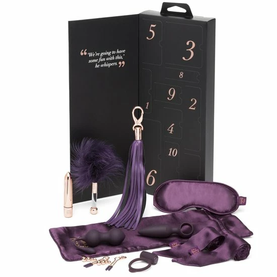 Nieuw ? Fifty Shades Pleasure Overload 10 Days Of Play Couple's Kit - Zwart/ Zilver ? 8 Nieuw ? Fifty Shades Pleasure Overload 10 Days Of Play Couple's Kit - Zwart/ Zilver ? - Afbeelding 8