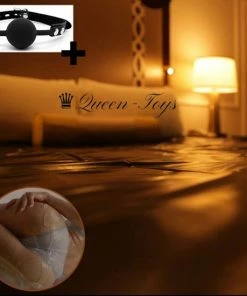 Uitgang ❤️ Geen Merk Aanduiding Queen-Toys Waterproof Laken - PVC Laken - Laken Voor Seks - Inclusief Gag - Latex Laken Erotiek - GROOT Model 210 X 210 Cm - BDSM Laken - SM Laken ?