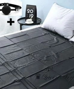 Uitgang ❤️ Geen Merk Aanduiding Queen-Toys Waterproof Laken - PVC Laken - Laken Voor Seks - Inclusief Gag - Latex Laken Erotiek - GROOT Model 210 X 210 Cm - BDSM Laken - SM Laken ? -Zyba Shop 550x550 62