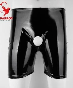 Coupon ⌛ Merkloos Latex Broek SM | Latex Onderbroek Met Penis Gat | Seks Broekje | SM | BDSM | Latex Ondergoed | Maat M T/m XXL ?