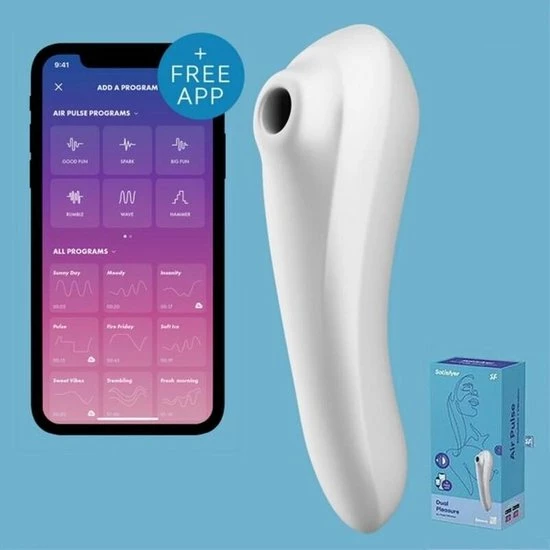 Hete verkoop ? Satisfyer - Dual Pleasure Air Pulse Vibrator Mauve ? 12 Hete verkoop ? Satisfyer - Dual Pleasure Air Pulse Vibrator Mauve ? - Afbeelding 12