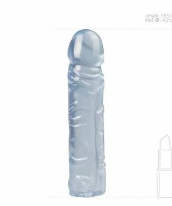 Uitgang ✨ Crystal Jellies Classic Dildo - Lichtblauw ? -Zyba Shop 550x550 89