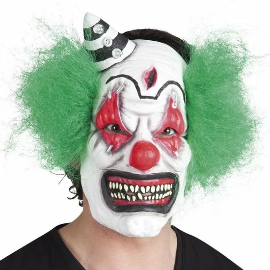 Beste Pirce ? Boland - Latex Gezichtsmasker Horror Clown - Volwassenen - Clown ? 4 Beste Pirce ? Boland - Latex Gezichtsmasker Horror Clown - Volwassenen - Clown ? - Afbeelding 4