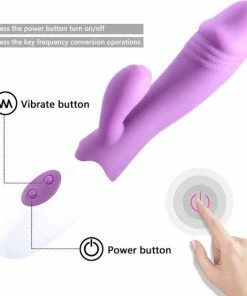 Top 10 ? Happy Tears Clitoris En G-spot Stimulator Voor Vrouwen Met Extra Stimulatie | Fijne Orgasmes | Realistische Eikel | Krachtige Vibrator | Duo Vibrator | 30 Standen | 19.5cm | Blauw | ✔️ -Zyba Shop 550x554 1