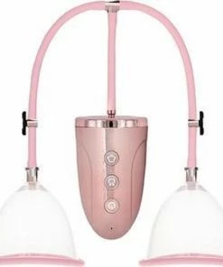 Nieuw ? Shots - Pumped Automatic Rechargeable Breast Pump Set - Medium - Pink ? -Zyba Shop 550x555 2