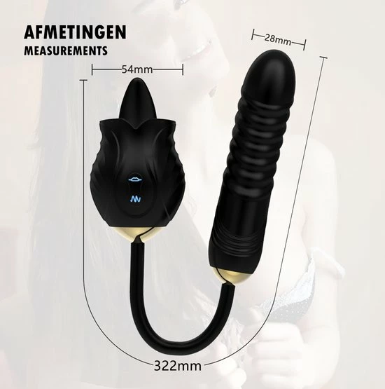 Goedkoopste ? GAVURY BLACK LUST PRIME VIBRATOR - Mannen En Vrouwen - Likt En Stotend - 10 Vibratie Standen - Zwarte Siliconen Vibrator - Clitoris Stimulator - Intense Sex Orgasme - Thrusting Dildo - Lick Seksspeeltjes - G-spot - Luchtdrukvibrator - Gay En Hetero ? 5 Goedkoopste ? GAVURY BLACK LUST PRIME VIBRATOR - Mannen En Vrouwen - Likt En Stotend - 10 Vibratie Standen - Zwarte Siliconen Vibrator - Clitoris Stimulator - Intense Sex Orgasme - Thrusting Dildo - Lick Seksspeeltjes - G-spot - Luchtdrukvibrator - Gay En Hetero ? - Afbeelding 5
