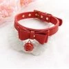 Beste recensies van ✨ New Age Devi Sexy Klinknagel Choker Met Bel - Rood -Alternatieve Metaal Pu Lederen Kraag Bell Slave Kostuum Bdsm Bondage Ketting Nekband Sex Toys ? -Zyba Shop 550x557 4
