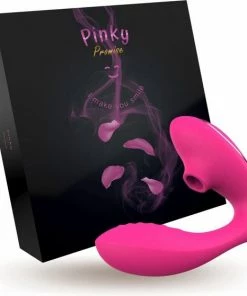 Nieuw ? Pinky Promise - Luxe 2-in-1 Luchtdruk Vibrator - Vibrator Voor Vrouwen - Clitoris Stimulator - G-spot & Clitoris Vibrator - Dildo - Gspot Stimulator ✔️ -Zyba Shop 550x559 1