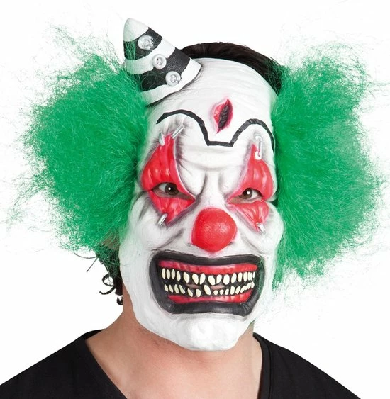 Beste Pirce ? Boland - Latex Gezichtsmasker Horror Clown - Volwassenen - Clown ? 3 Beste Pirce ? Boland - Latex Gezichtsmasker Horror Clown - Volwassenen - Clown ? - Afbeelding 3