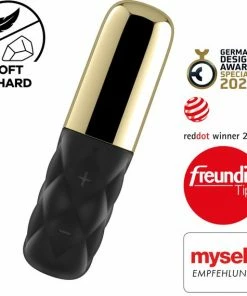 Aanbiedingen ⭐ Satisfyer Lovely Honey - Vibrator - Zwart - Goud ✔️ -Zyba Shop 550x569 5