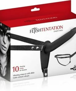 Beste deal ? Simple Strap-on Vibrant Black | FETISH TENTATION ? -Zyba Shop 550x569 8