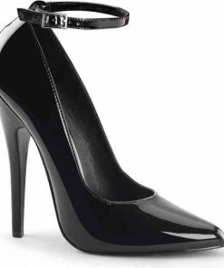 Goedkoop ? Devious Hoge Hakken -42 ? Shoes- DOMINA-431 Paaldans Schoenen Zwart ?