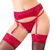 Goedkoop ? Cottelli Collection Lingerie Kanten Jarretel String Set Met Stijlvol Bloemen ? -Zyba Shop 550x571 7