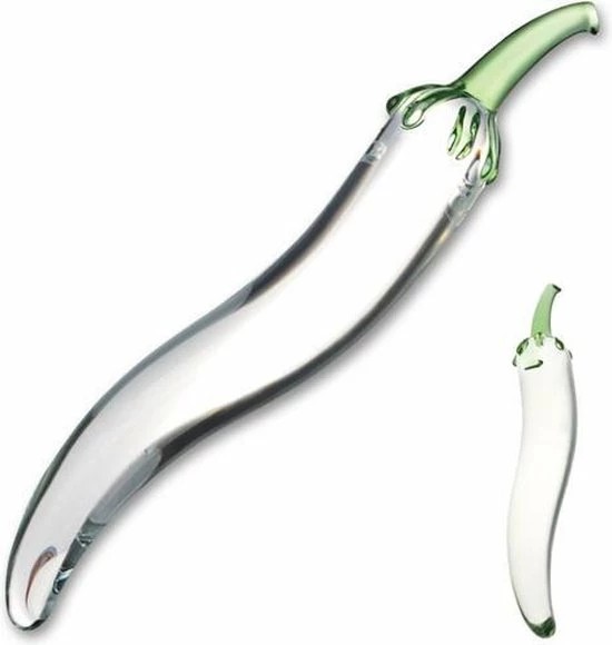 Coupon ✨ Glas Glazen Naturals Chili Pepper Glas - Dildo ? 2 Coupon ✨ Glas Glazen Naturals Chili Pepper Glas - Dildo ? - Afbeelding 2