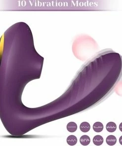 Promo ⭐ Yippiez - Luxe 2 In 1 Vibrator G-Spot & Clitoris Luchtdruk Stille Vibrator 20 Standen - Zuiger -sex Toys- Black Friday ⭐ -Zyba Shop 550x580