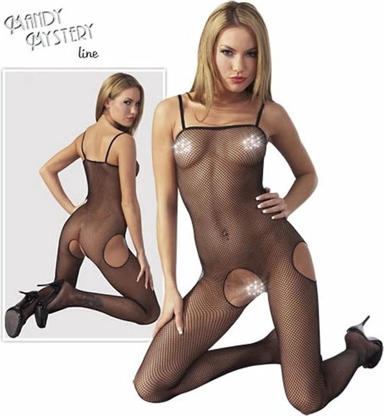 Beste deal ✔️ Mandy Mystery Line Mandy Mystery Lingerie – Erotische Catsuit Met Open Kruis Voor Een Onvergetelijke Indruk – Maat S/M – Zwart ✔️ 4 Beste deal ✔️ Mandy Mystery Line Mandy Mystery Lingerie – Erotische Catsuit Met Open Kruis Voor Een Onvergetelijke Indruk – Maat S/M – Zwart ✔️ - Afbeelding 4