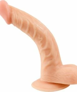 Beste Verkoop ? You2Toys NMC Dildo Met Zuignap En Licht Gebogen Vorm Voor Een Vluggertje 19 Cm Beigeig ❤️