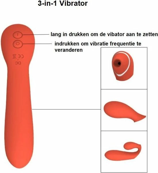 Goedkoop ? TipsToys Nieuwste Luchtdruk Sucking Dildo Vibrator 5.0 Gspot Clitoris Stimulator Sex Toys Voor Vrouwen |Kleur Rood ? 4 Goedkoop ? TipsToys Nieuwste Luchtdruk Sucking Dildo Vibrator 5.0 Gspot Clitoris Stimulator Sex Toys Voor Vrouwen |Kleur Rood ? - Afbeelding 4