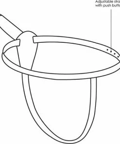 Hete verkoop ? Ouch! Siliconen Voorbinddildo Strap-On Met Harnas Vibrerend Verstelbaar - Rood ? -Zyba Shop 550x609 2