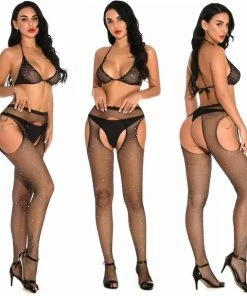 Coupon ? Merkloos Sexy Hoge Zwarte Visnet Kousen Met Strass Steentjes/Glitters En Open Kruis ⭐ 23 Coupon ? Merkloos Sexy Hoge Zwarte Visnet Kousen Met Strass Steentjes/Glitters En Open Kruis ⭐ -Zyba Shop 550x609 5