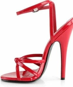 Hete verkoop ? Devious Hoge Hakken -39 ? Shoes- DOMINA-108 Paaldans Schoenen Rood ? -Zyba Shop 550x612 2