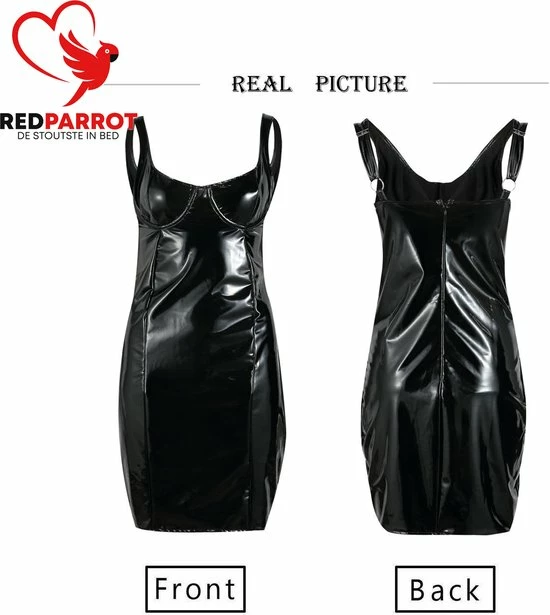 Korting ? Merkloos Erotische Latex Jurk | Mini Jurk | Seks Jurk | Sexy ? Dress | Latex | SM | BDSM | Hoge Kwaliteit ⭐ 2 Korting ? Merkloos Erotische Latex Jurk | Mini Jurk | Seks Jurk | Sexy ? Dress | Latex | SM | BDSM | Hoge Kwaliteit ⭐ - Afbeelding 2