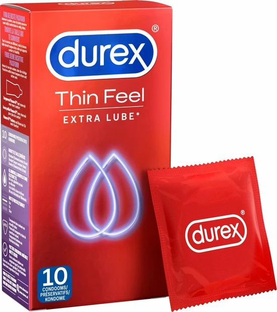 Flash-uitverkoop ⭐ Durex Condooms Thin Feel - Extra Lube - 3x 10 Stuks ? 2 Flash-uitverkoop ⭐ Durex Condooms Thin Feel - Extra Lube - 3x 10 Stuks ? - Afbeelding 2