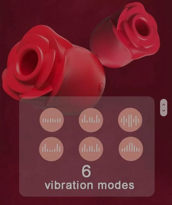 Goedkoop ? Qarano Red Rose Pleasurer - Zuigt - Suction - Vibrerend - Vibrators Voor Vrouwen - Tong - 6 Standen - Clitoris Stimulator - Elektrische Vibrator - Seksspeeltje - G-Spot Booster- Massager - Intense Orgasme ? 6 Goedkoop ? Qarano Red Rose Pleasurer - Zuigt - Suction - Vibrerend - Vibrators Voor Vrouwen - Tong - 6 Standen - Clitoris Stimulator - Elektrische Vibrator - Seksspeeltje - G-Spot Booster- Massager - Intense Orgasme ? - Afbeelding 6