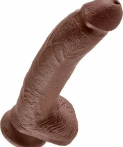 Goedkoop ⌛ Pipedream King Cock Realistische Dildo Cock - With Balls Bruin - 10,25 Inch ? -Zyba Shop 550x687 6