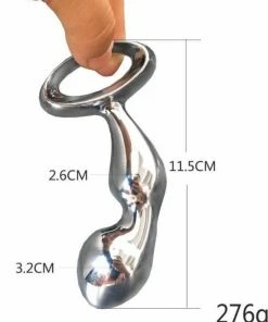 Flash-uitverkoop ⌛ TipsToys Anaal Wand Buttplug - Prostaat Massager Pspot Sex Toys Voor Mannen Zilver ? -Zyba Shop 550x693