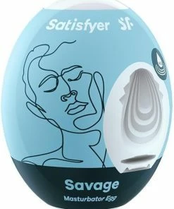 Hete verkoop ? Satisfyer Satisfyer Balls Satisfyer Savage - Masturbator - Pocketformaat - Geribbeld ?