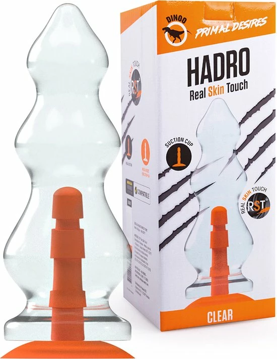 Gloednieuw ? Dinoo Primal Desires Extra Grote Dildo Met Zuignap Hadro - Transparant ? 1 Gloednieuw ? Dinoo Primal Desires Extra Grote Dildo Met Zuignap Hadro - Transparant ?