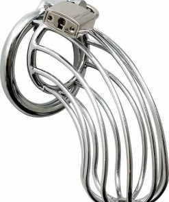 Nieuw ? Rimba Bondage Play Metalen Penis Kooi Met Hangslot ?