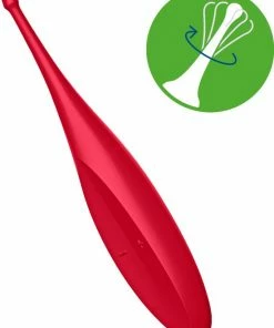 Uitgang ? Satisfyer Pinpoint Vibrator TWIRLING FUN - Rood ❤️ -Zyba Shop 550x714