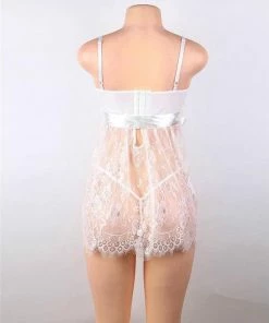 Gloednieuw ? Merkloos Wit Sexy Kanten Nachtjurkje | Maat 40/42 | Stijlvol Sexy Lingerie ? 11 Gloednieuw ? Merkloos Wit Sexy Kanten Nachtjurkje | Maat 40/42 | Stijlvol Sexy Lingerie ? -Zyba Shop 550x715 5