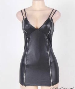 Beste Verkoop ? Merkloos Sexy Kort Wetlook Jurkje Met Twee Ritsen | Maat 40/42 | Zwart | Sexy Clubwear Jurkje ? 9 Beste Verkoop ? Merkloos Sexy Kort Wetlook Jurkje Met Twee Ritsen | Maat 40/42 | Zwart | Sexy Clubwear Jurkje ? -Zyba Shop 550x715 7