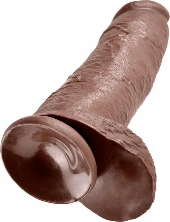 Goedkoop ❤️ Pipedream King Cock Realistische Dildo Cock - With Balls Bruin - 12 Inch ? 3 Goedkoop ❤️ Pipedream King Cock Realistische Dildo Cock - With Balls Bruin - 12 Inch ? - Afbeelding 3