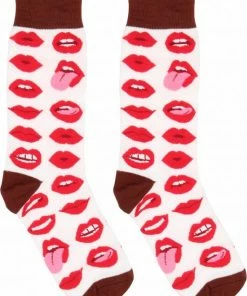 Hete verkoop ⭐ Sexy ? Socks S-Line Sexy Sokken - Lip Love ❤️ -Zyba Shop 550x719
