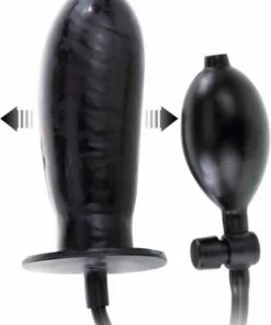 Uitgang ❤️ Baile Bigger Joy - Opblaasbare Dildo - Snelventiel Leeglopen - 16cm - Zwart ⌛ -Zyba Shop 550x733 26