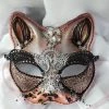 Groothandel ? La Carla Atelier Rose Goud Kat Masker - Rose Gold Fantasy Cat Mask ? -Zyba Shop 550x733 8