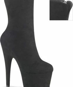Korting ? Pleaser Plateau Laarzen, Paaldans Schoenen -40 ? Shoes- ADORE-1042 Paaldans Schoenen Zwart ?