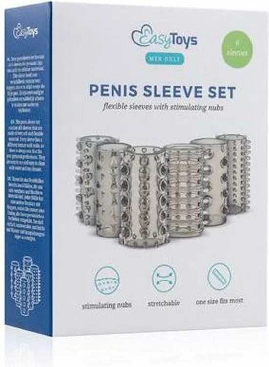 Kopen ⭐ Easytoys Penis Sleeve Set - 6 Delig ? 6 Kopen ⭐ Easytoys Penis Sleeve Set - 6 Delig ? - Afbeelding 6