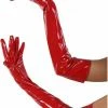 Kopen ? Vinyl Gloves OS Red - Soisbelle Paris - Sexy Handschoenen ⭐ -Zyba Shop 550x773 6