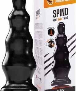 Promo ✔️ Dinoo Primal Desires Extra Grote Dildo Met Zuignap Spino - Zwart ✔️