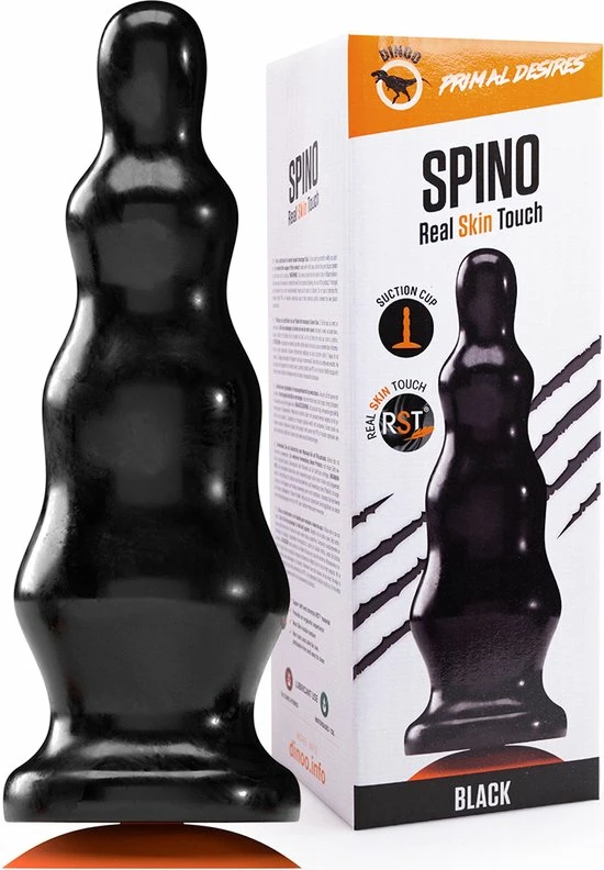 Promo ✔️ Dinoo Primal Desires Extra Grote Dildo Met Zuignap Spino - Zwart ✔️ 1 Promo ✔️ Dinoo Primal Desires Extra Grote Dildo Met Zuignap Spino - Zwart ✔️